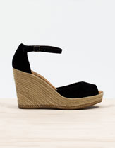 Zapato cuña peep toe