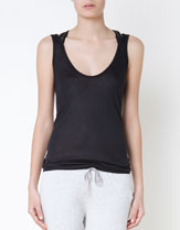 Tulle racer back top