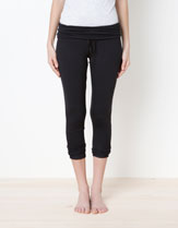 Leggings with turnover waistband