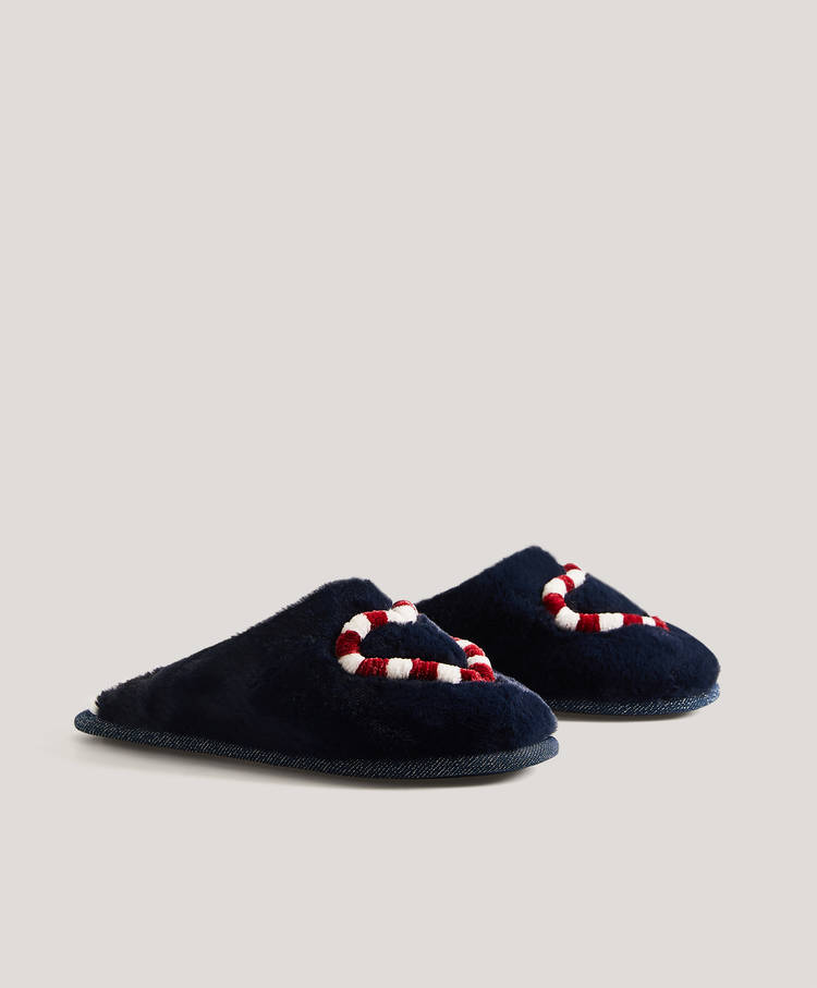 candy cane slippers