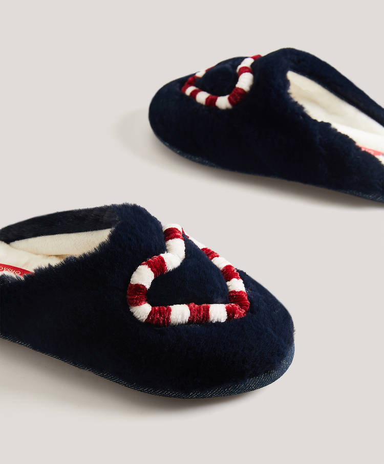 candy cane slippers