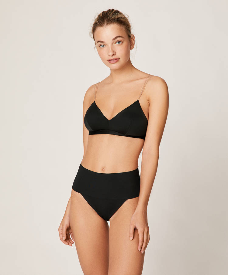 Laser Cut High Waisted Thong New In Oysho Turkiye