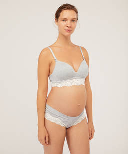 Non-wired modal maternity bra