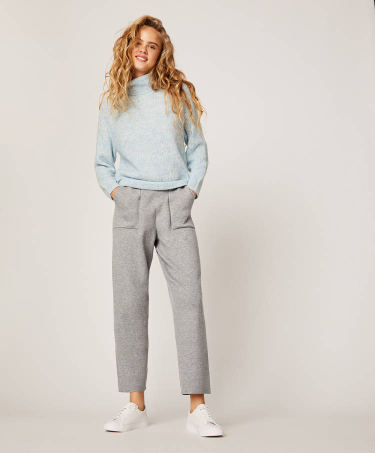 Pearl Knit High Neck Jumper New In Oysho Turkiye