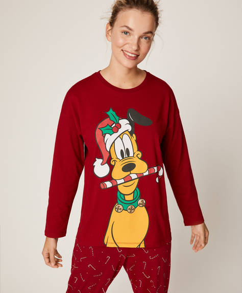 Camiseta Pluto © navideño - Camisetas y tops - Pijamas y homewear | Oysho