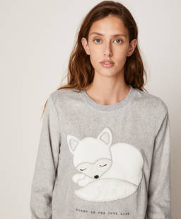 White fox sweatshirt