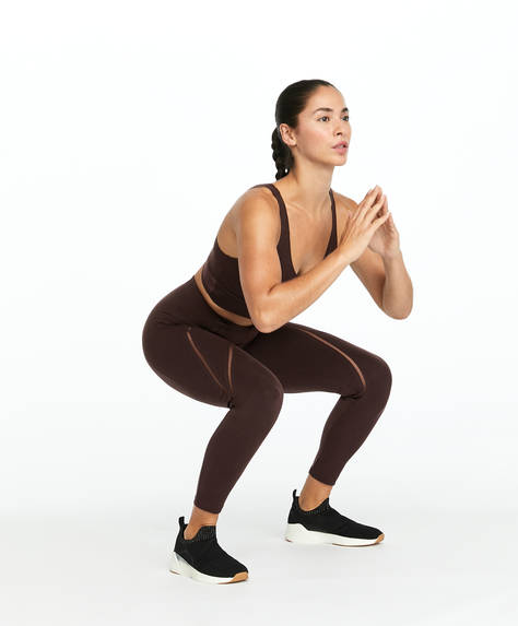 Mesh Block Leggings Oysho Turkiye