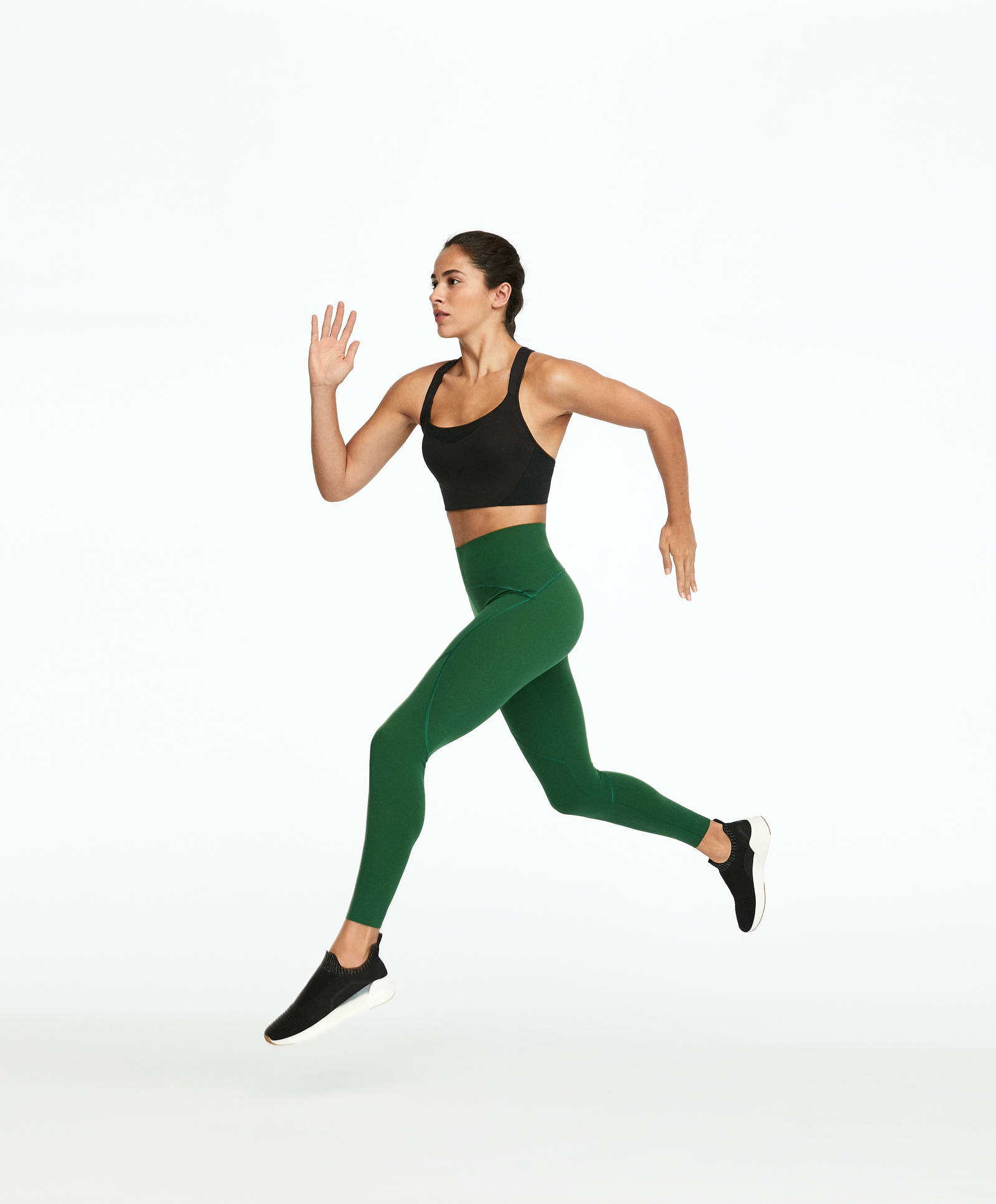 green compression tights