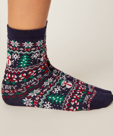 2 Pairs Of Christmas Socks New In Pyjamas And Homewear Oysho Turkiye