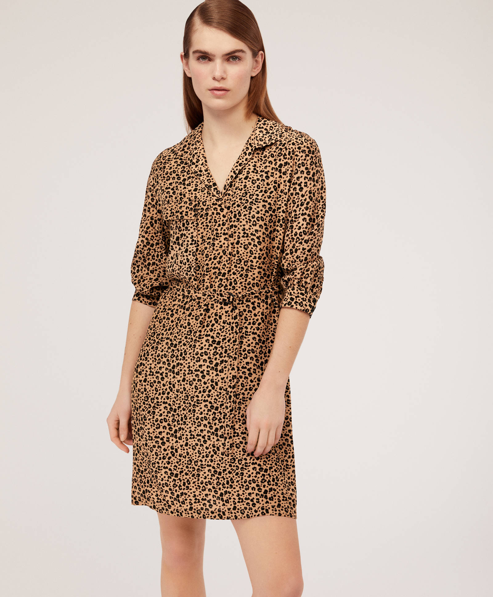 oysho leopard dress