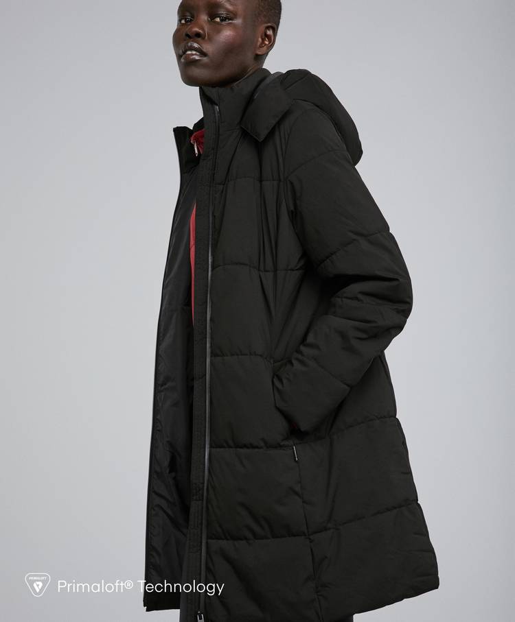 long primaloft coat