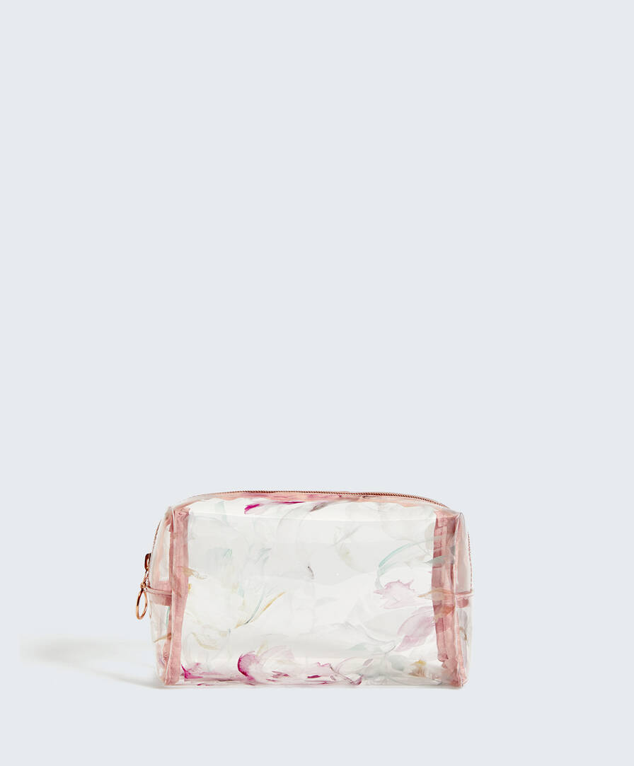 Transparent Print Wash Bag Oysho Singapore