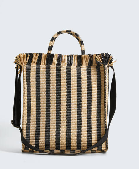 Cift Renkli Kombine Shopper Oysho