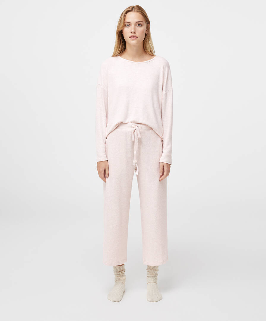 Conjunto pijama comfort feel rosa - 0