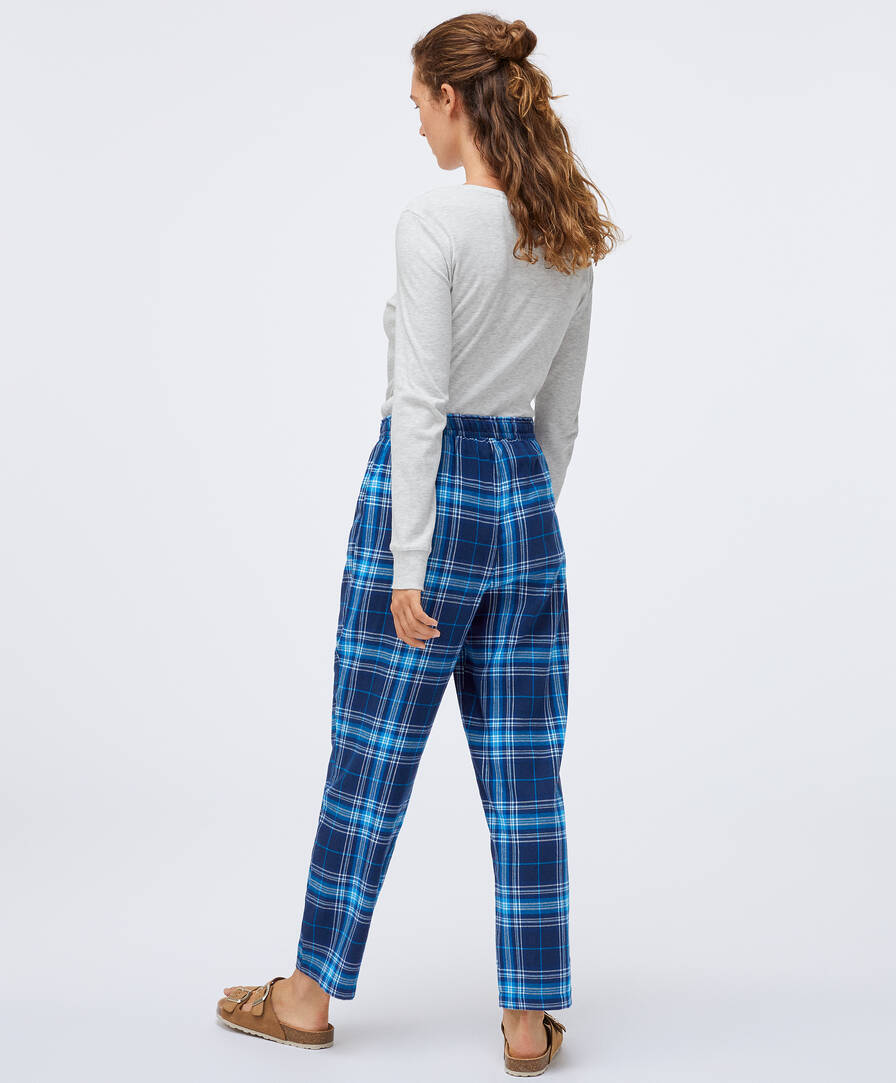Pantaloni 100 Cotone A Quadri Join Life Pigiami Oysho