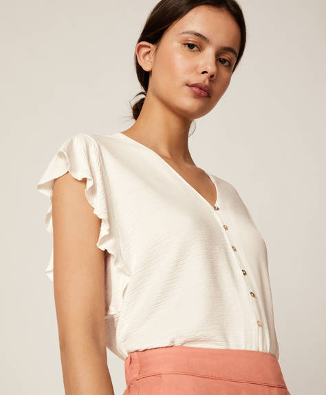 Ruffled T Shirt Oysho Turkiye