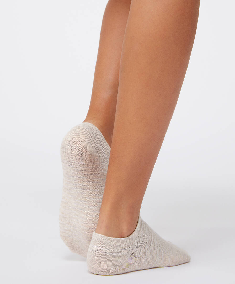 5 Pairs Of Striped Cotton Socks Oysho Turkiye