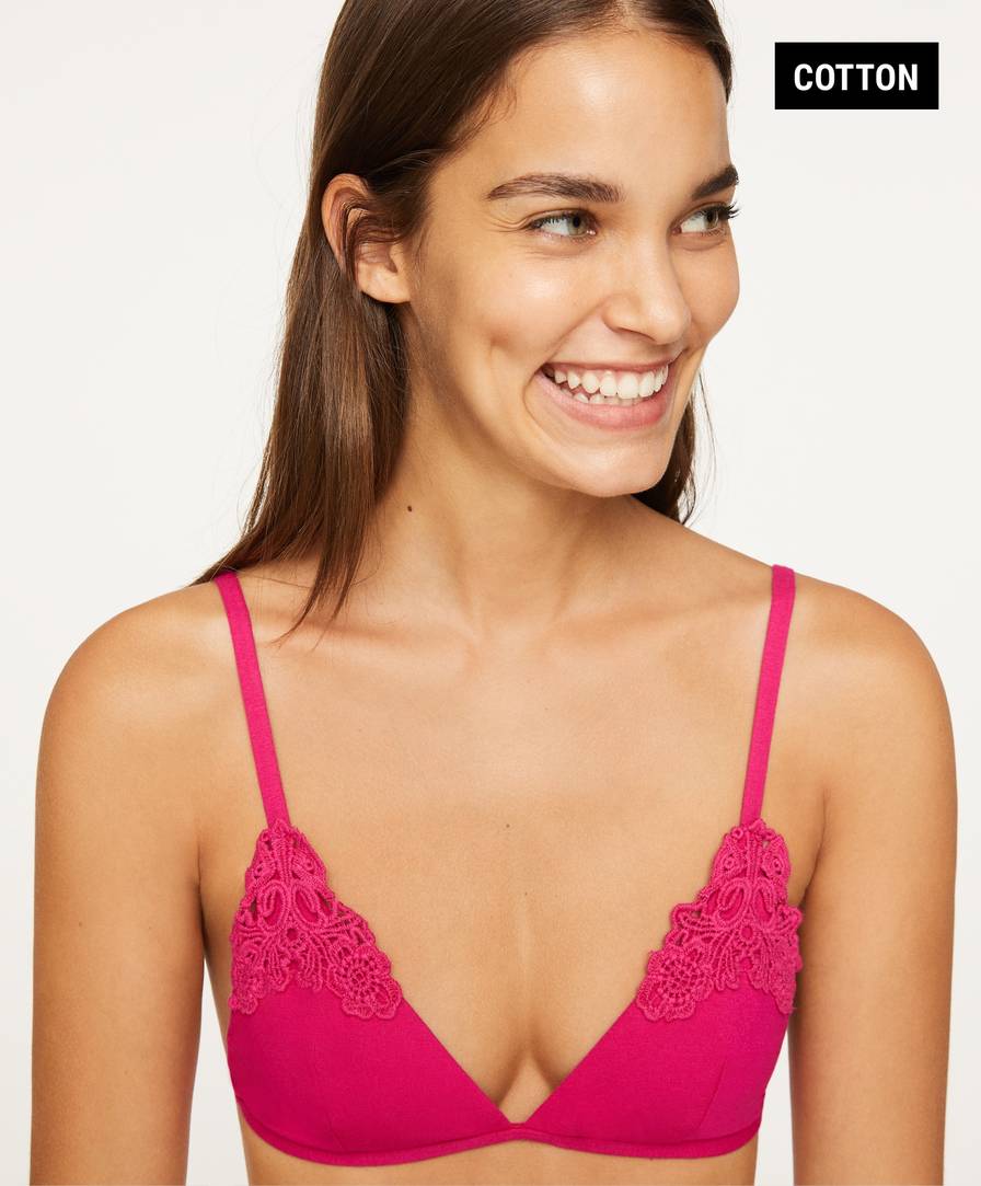 crochet triangle bikini