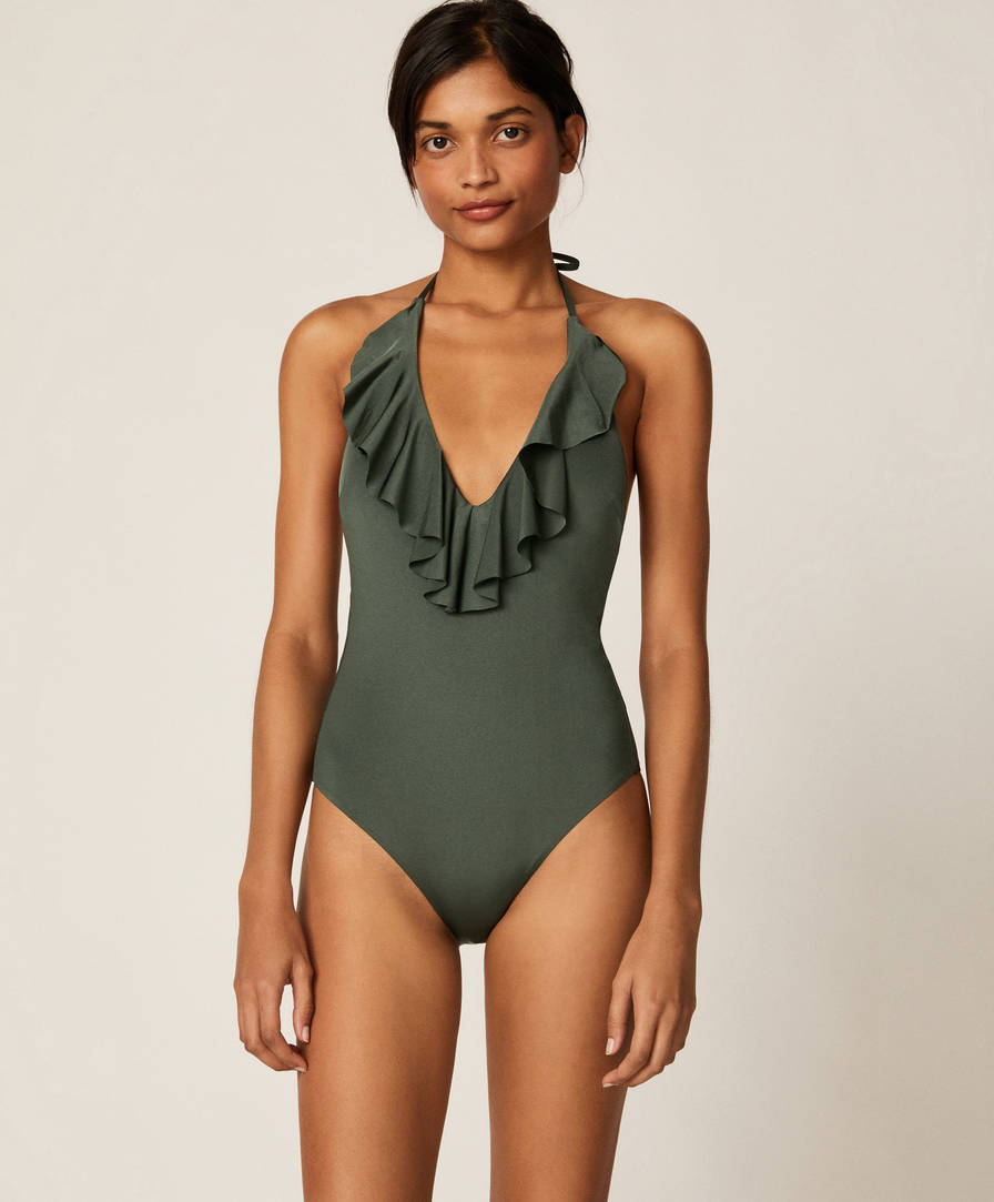 oysho triangle swimsuit
