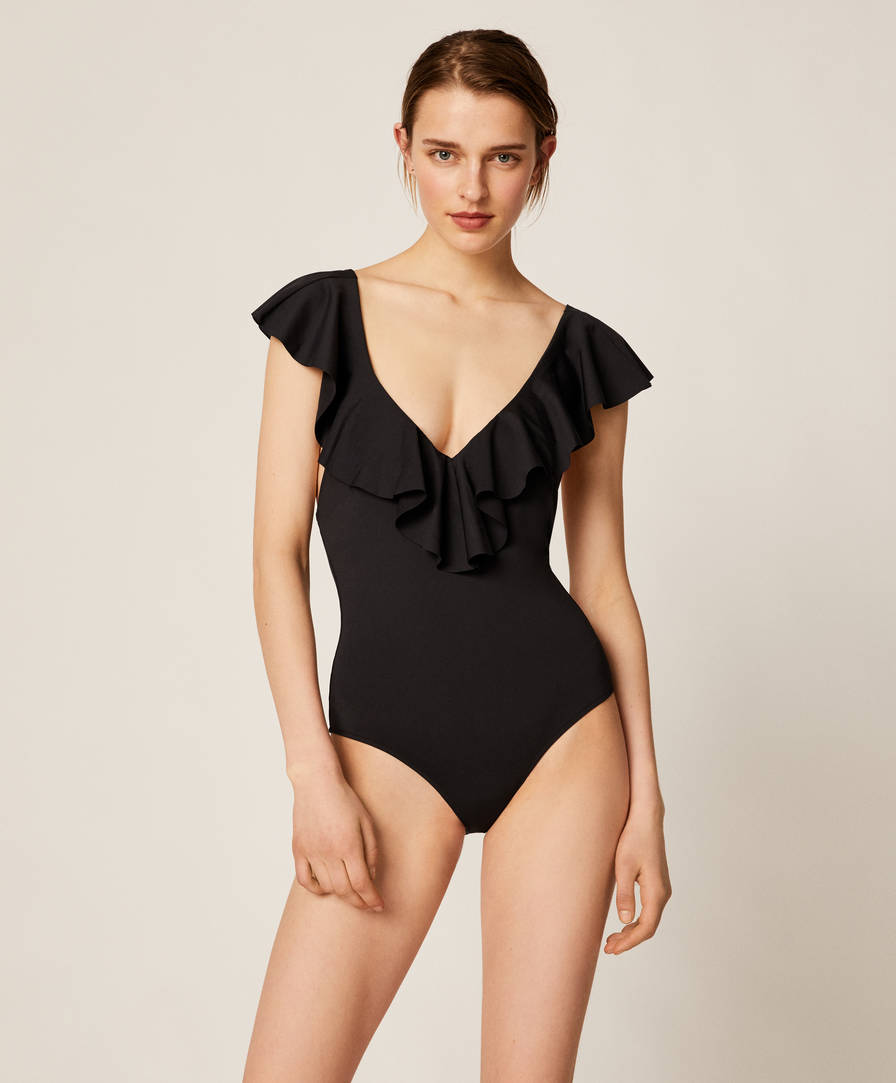 frill swimsuit
