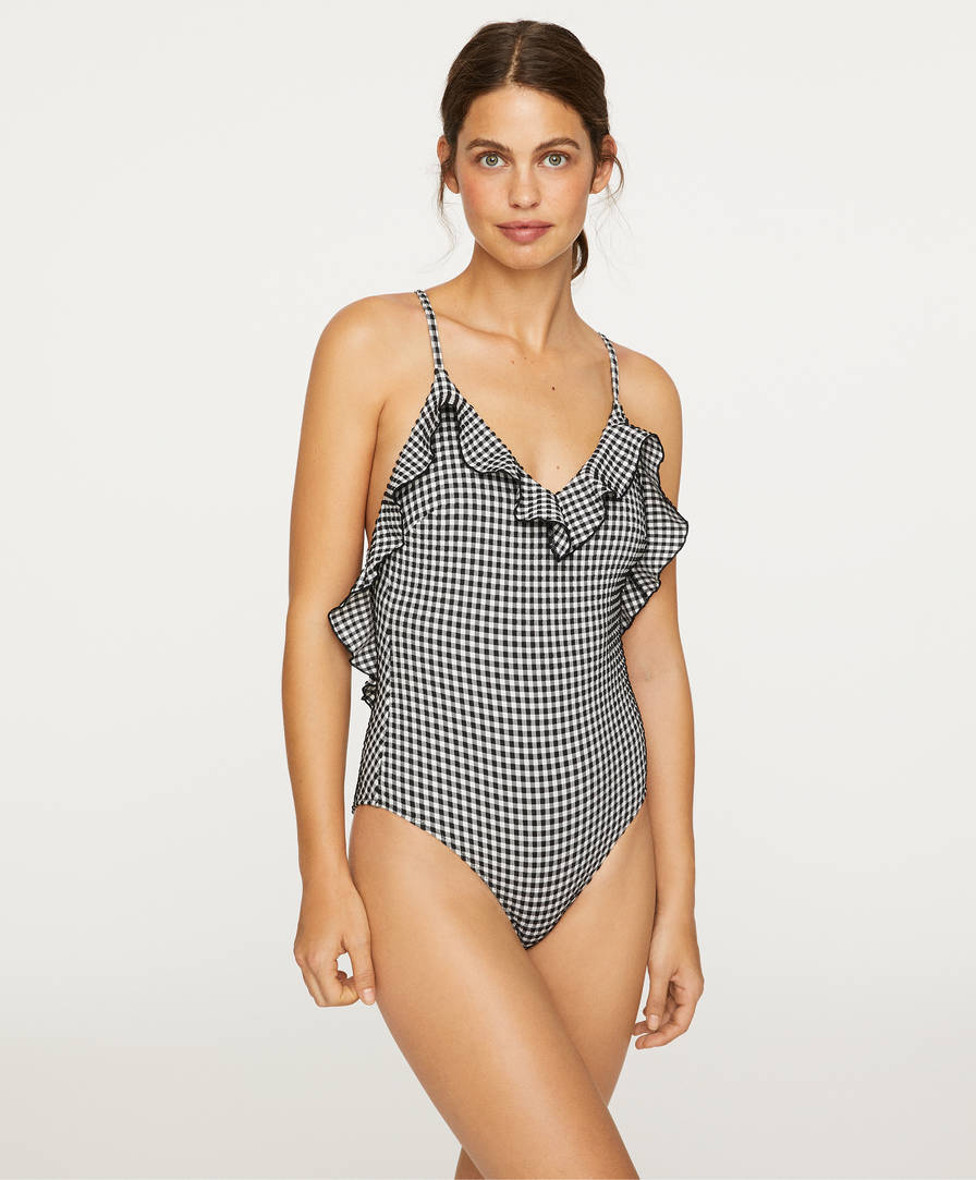 oysho triangle swimsuit