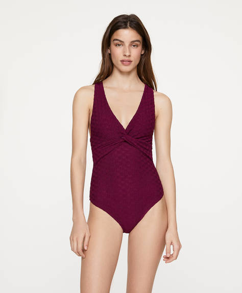 oysho green swimsuit