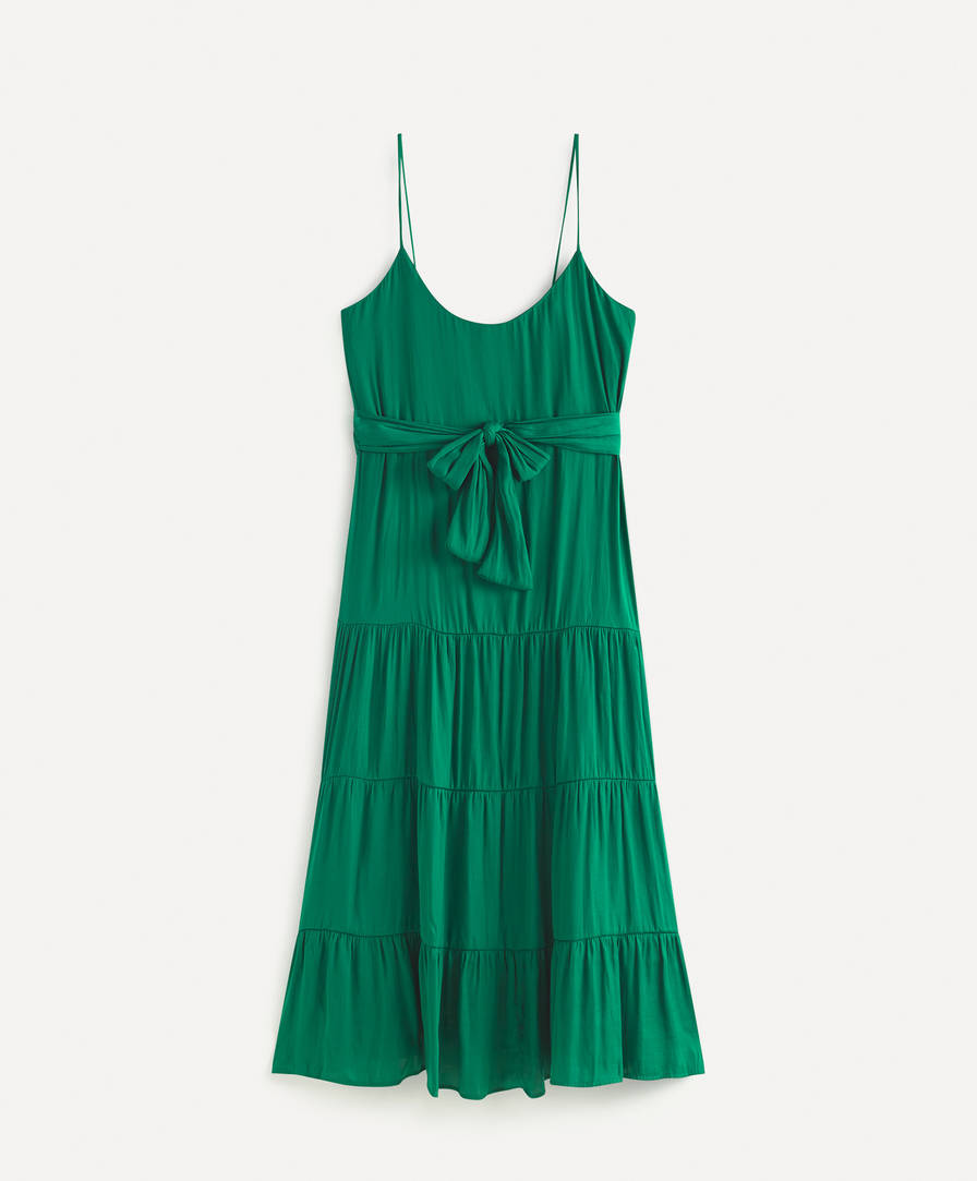 Strappy Satin Dress Join Life Swimwear And Beachwear Oysho Kazakhstan