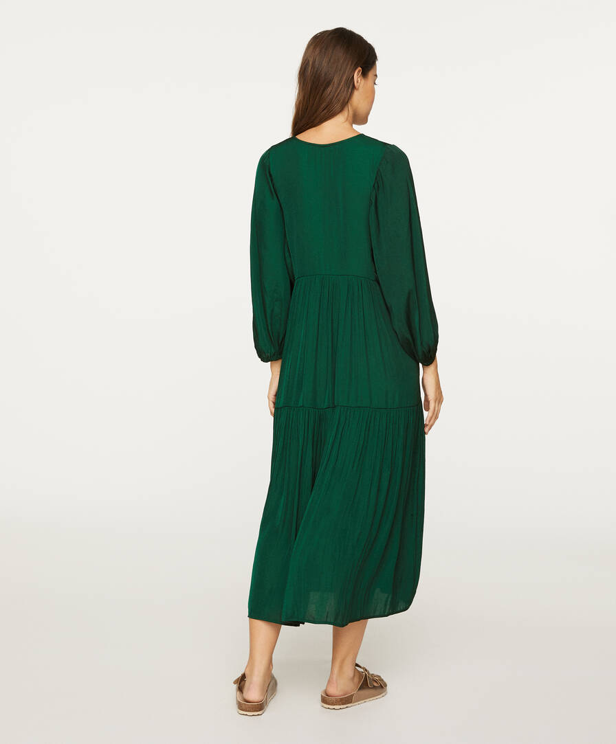 Saten Oversize Elbise Yeni Gelenler Mayo Bikini Ve Plaj Giyimi Oysho