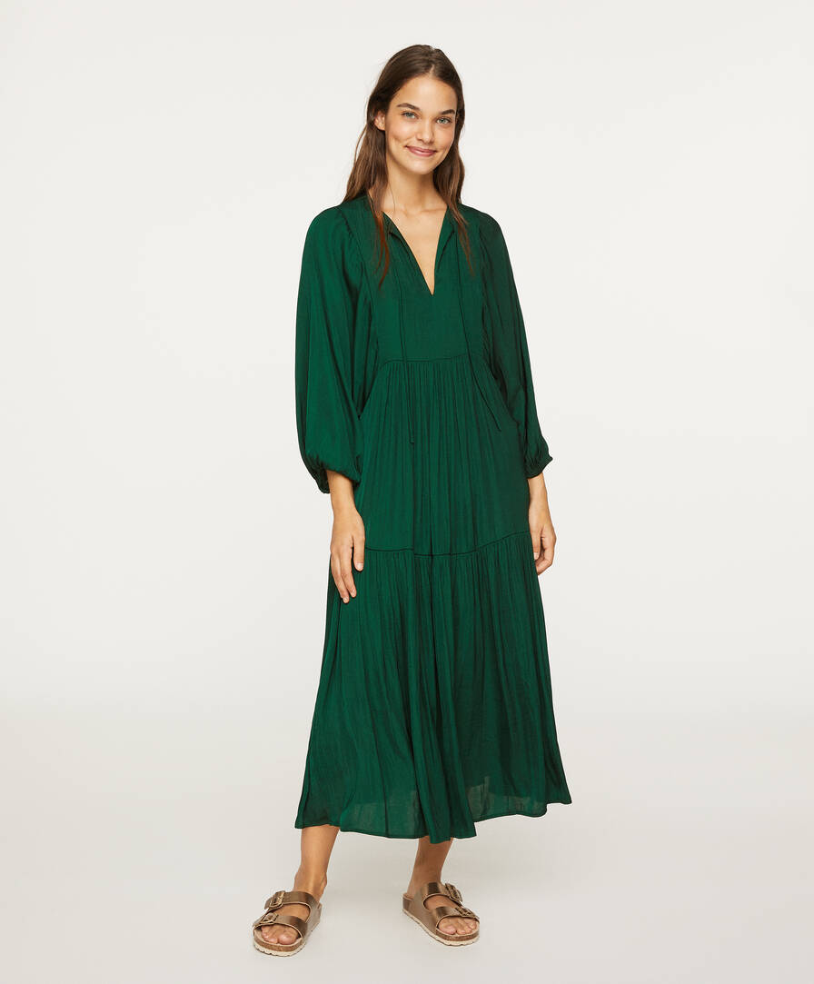 Oversize Satin Dress Oysho Kosovo