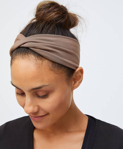 Plain Brown Head Band Hair Accessories Accessories Homewear Oysho Turkiye