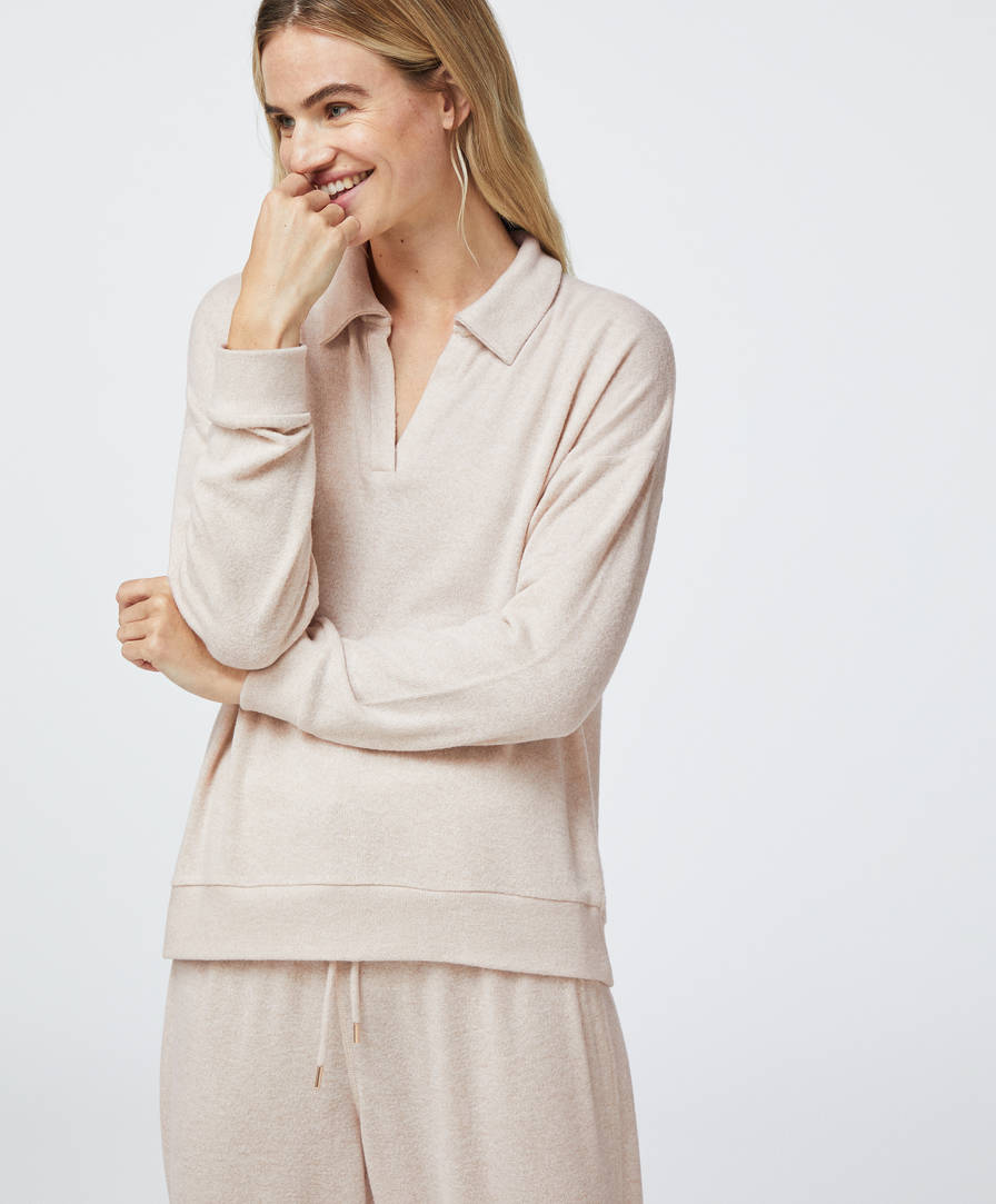 Comfort Feel Polo Jumper Oysho Turkiye