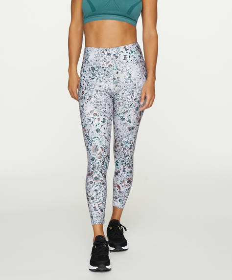 Floral Print Leggings Print Leggings Sport Oysho Turkiye