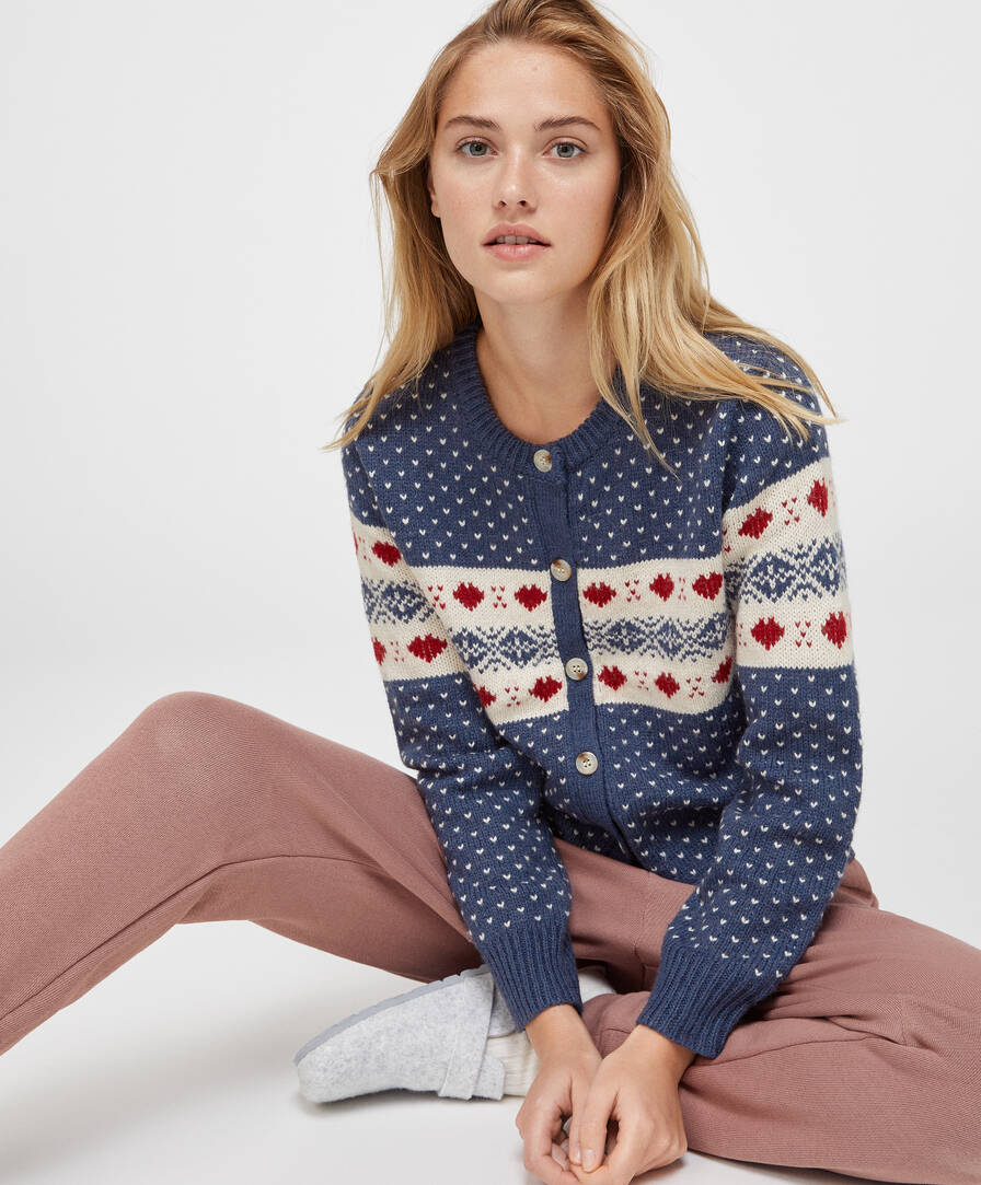 cardigan jacquard