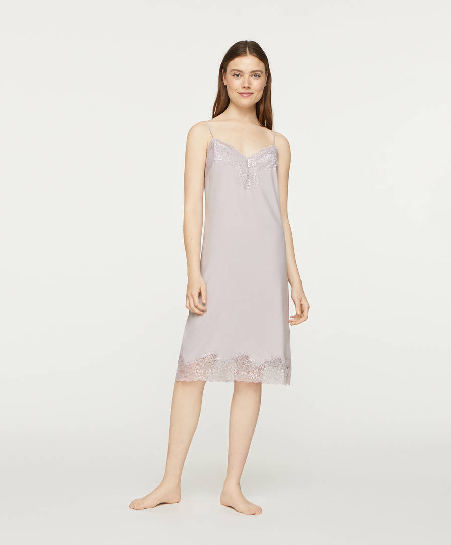 satin midi nightdress