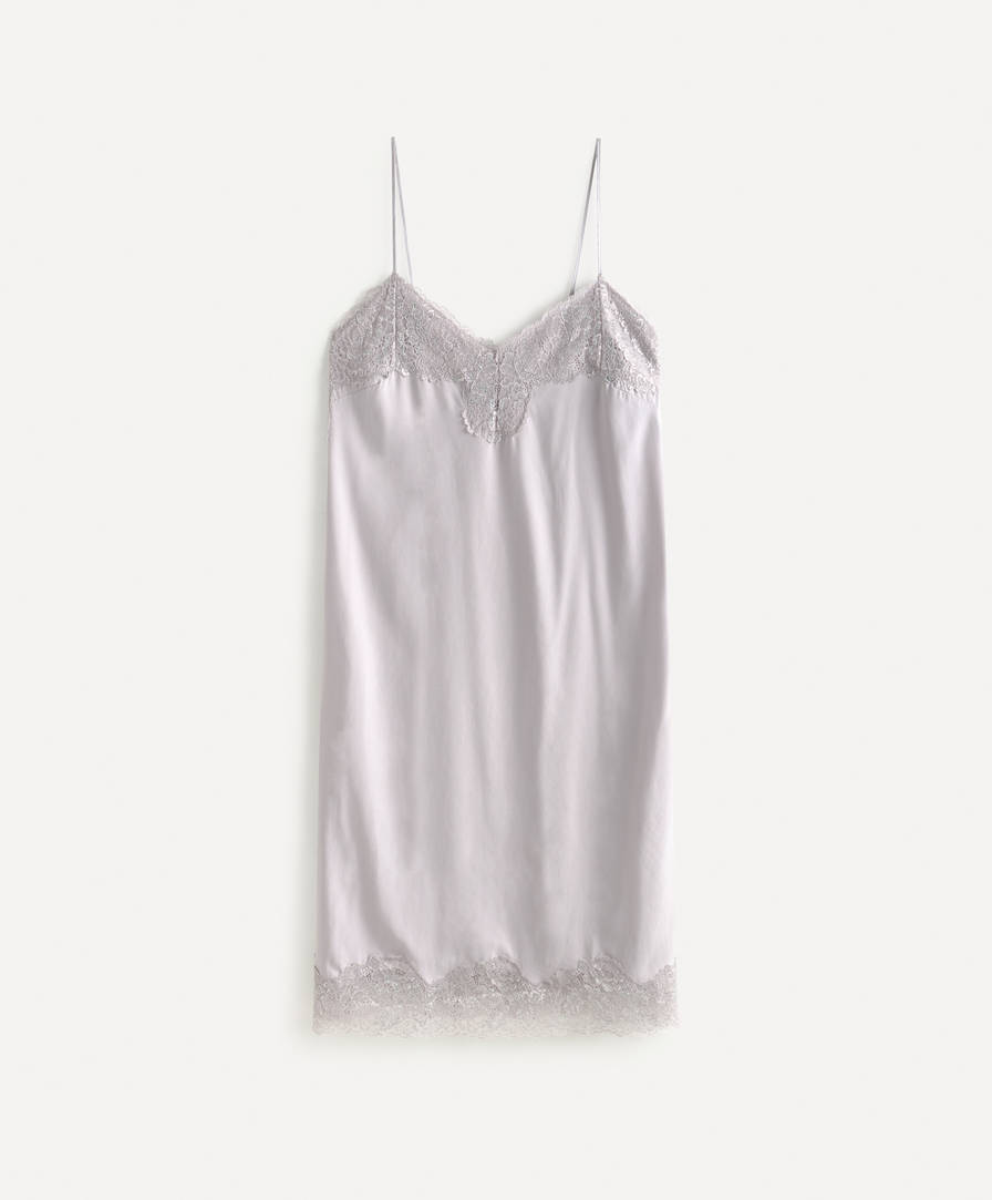 satin midi nightdress