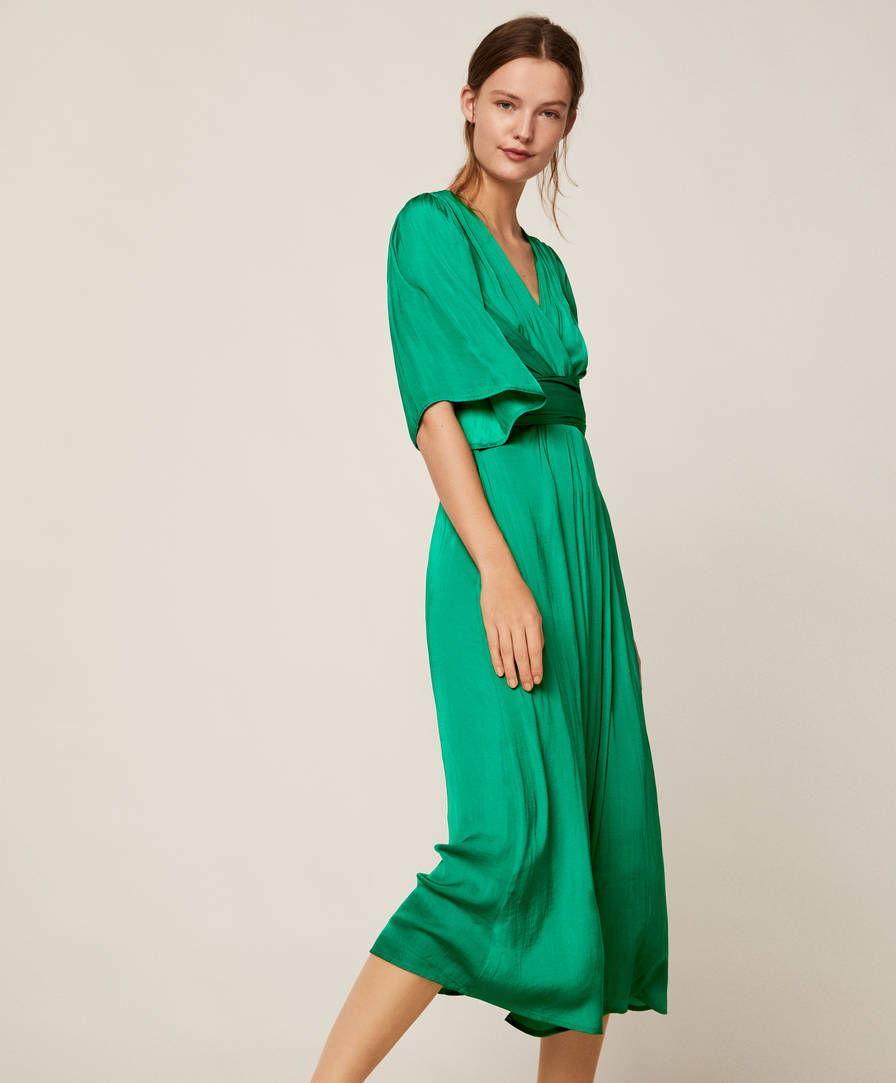 Satin Finish Dress Oysho Saudi Arabia