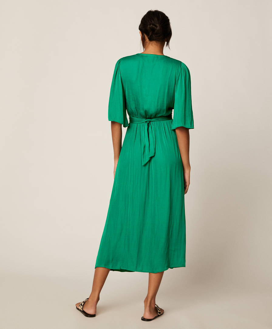 Satin Finish Dress Oysho Turkiye