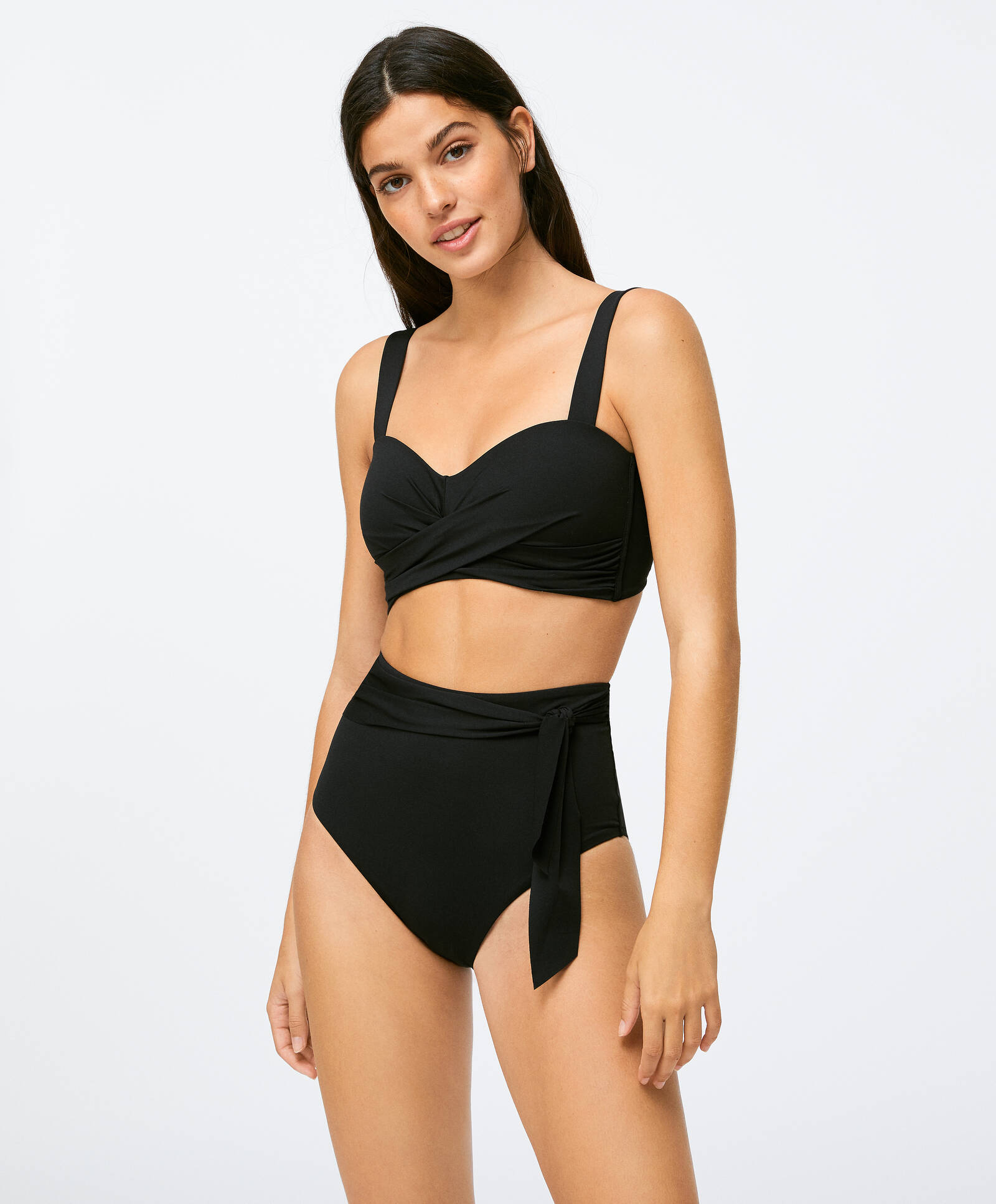 crossover bathing suit top