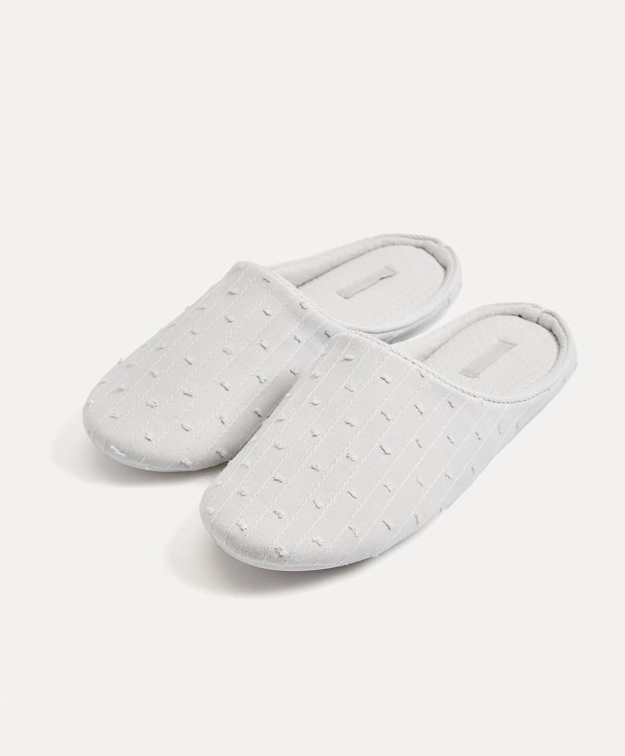 fabric sole slippers