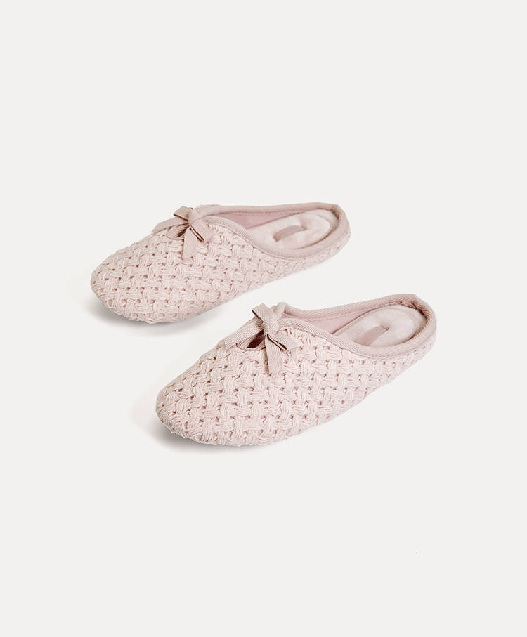 chenille slippers