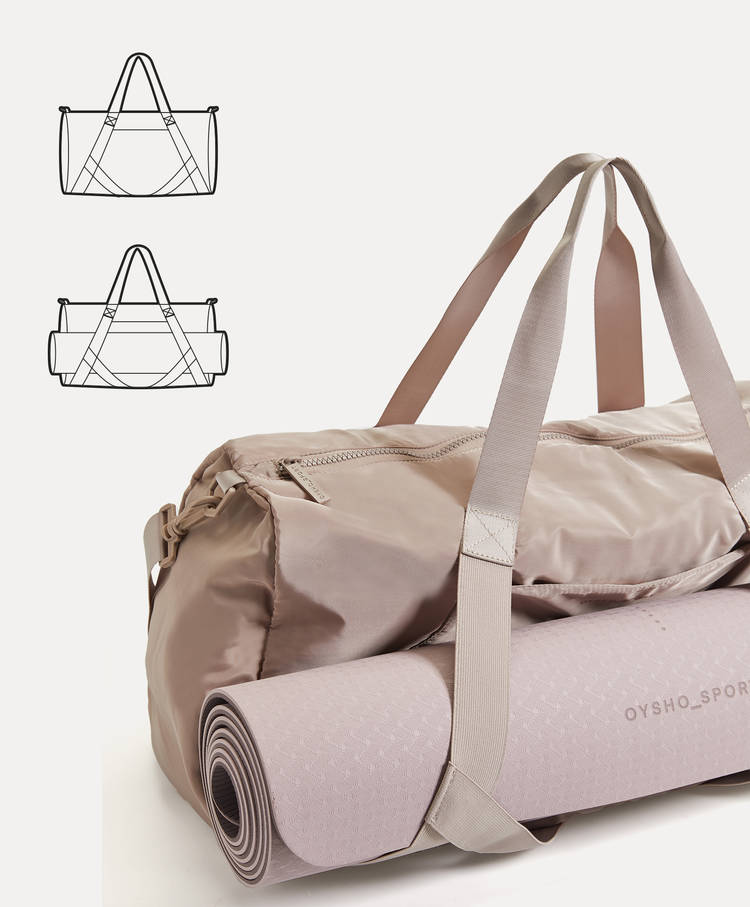 gym bag with yoga strap