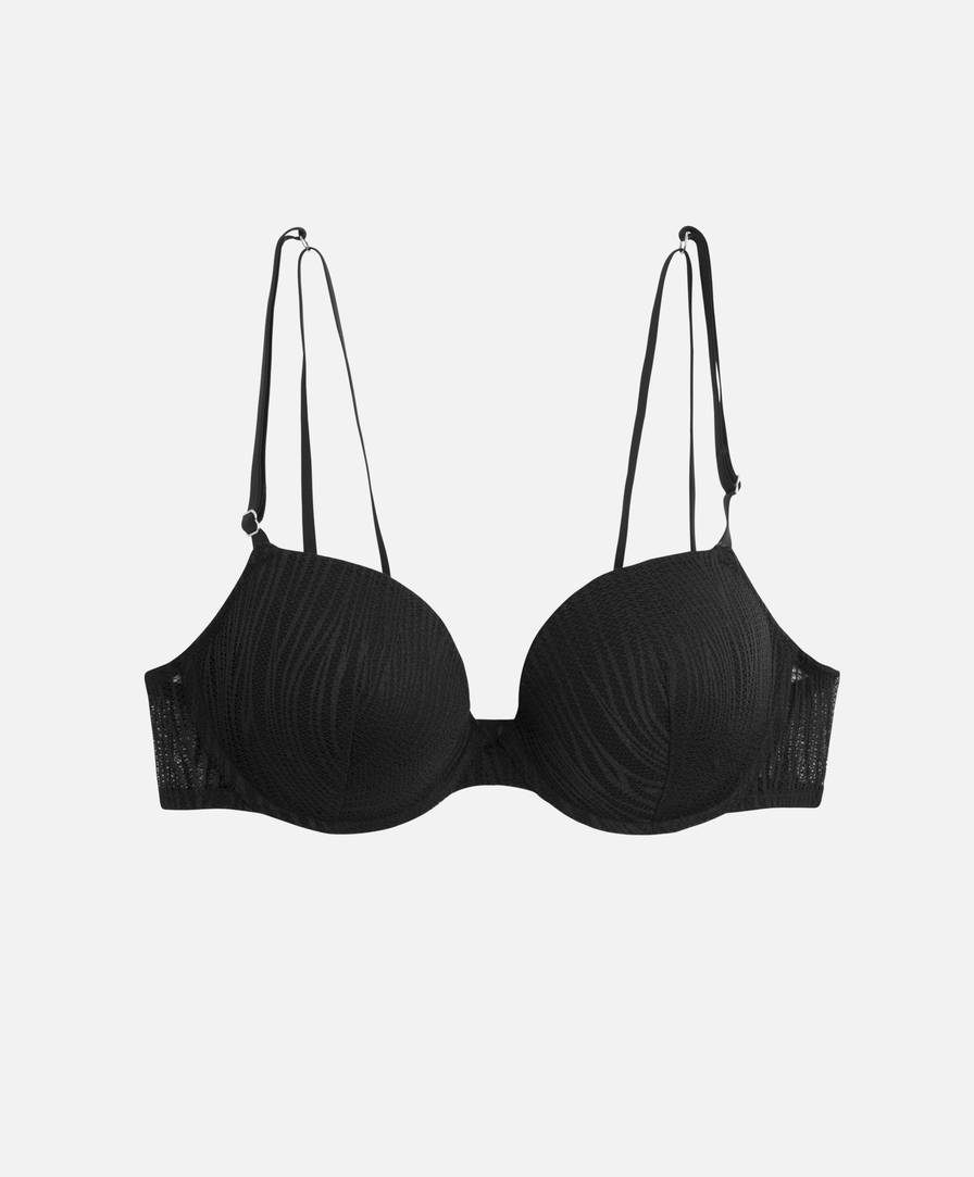Zebra Bra With Light Padding Lightly Padded Bras Lingerie Oysho Turkiye