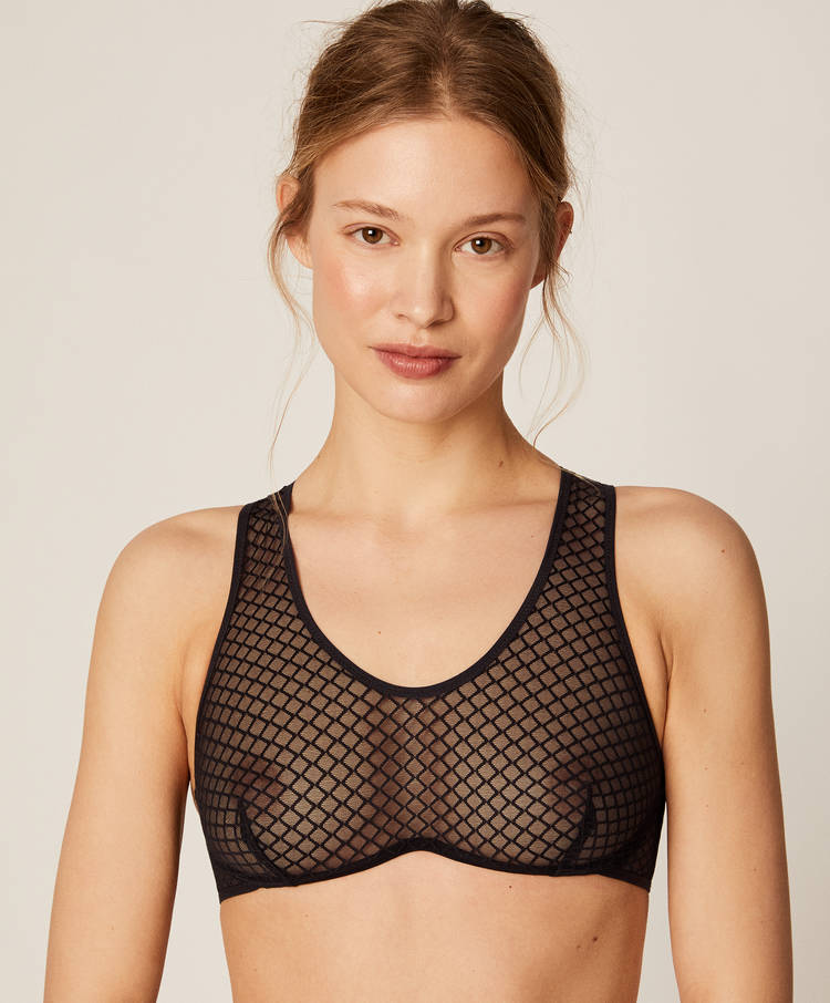 sheer sports bra