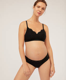 Lace maternity bra