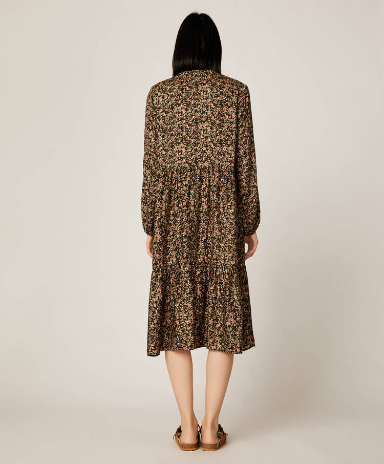 Thick Floral Nightdress Dresses And Skirts Swimwear And Beachwear Oysho Turkiye