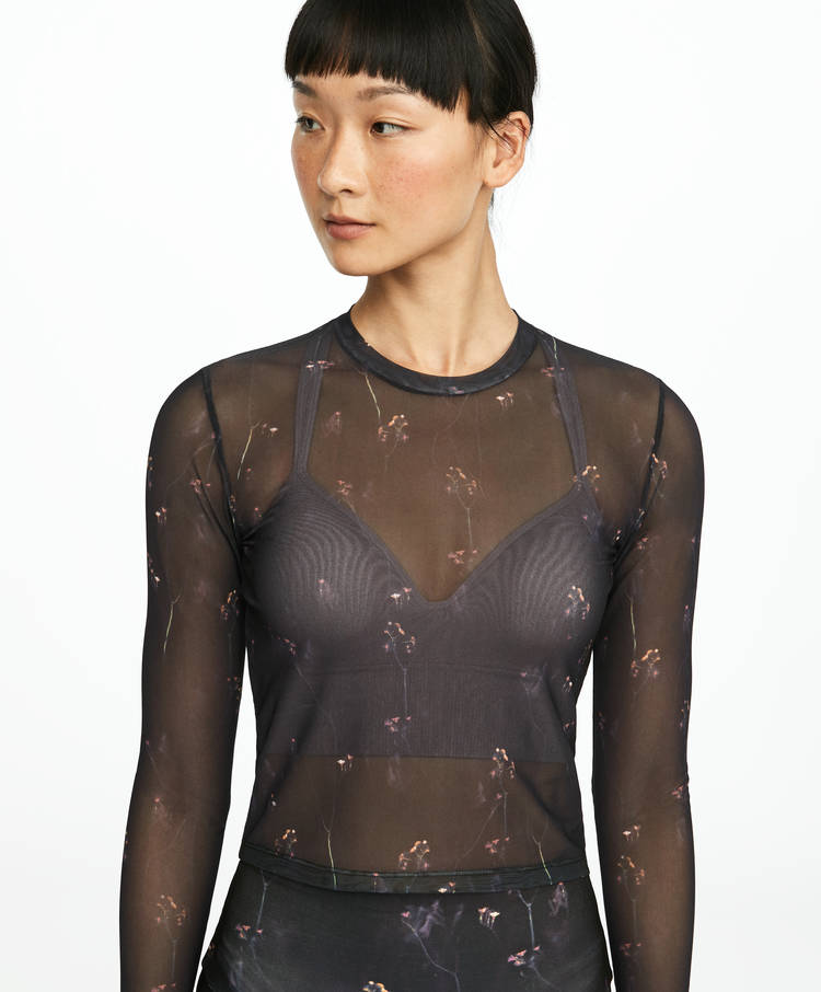 maglietta trasparente