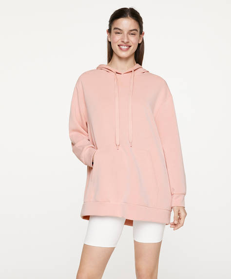 Sudadera larga tacto suave - | Oysho United States