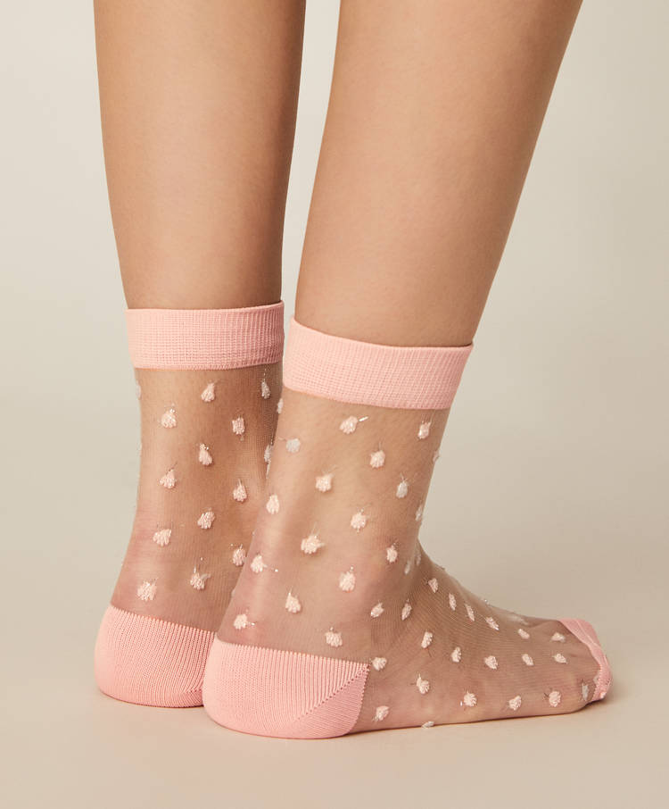 1 Pair Of Regular Dotty Socks Socks Pyjamas And Homewear Oysho Turkiye