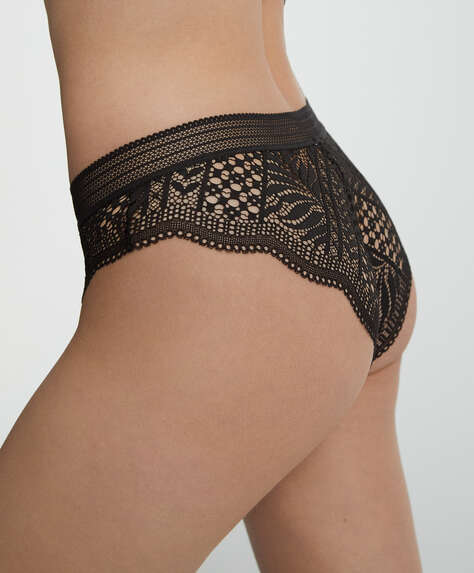 Lace hipster briefs