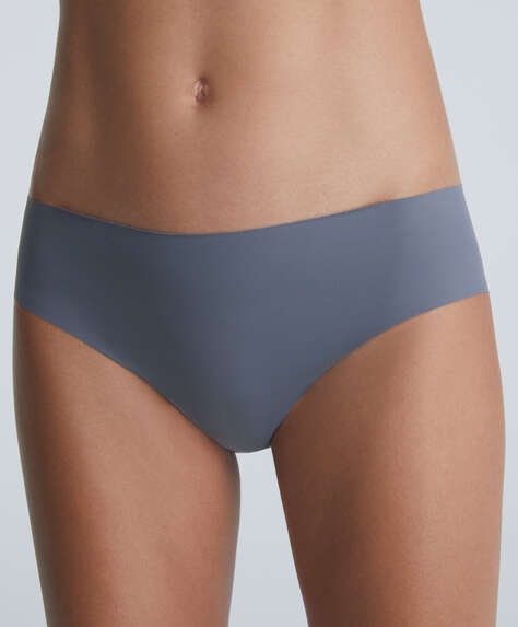 Invisible laser-cut microfibre hipster briefs